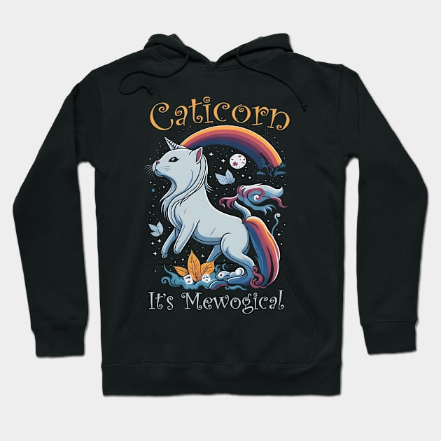 Unicorn Cat Hoodie by T-shirt US